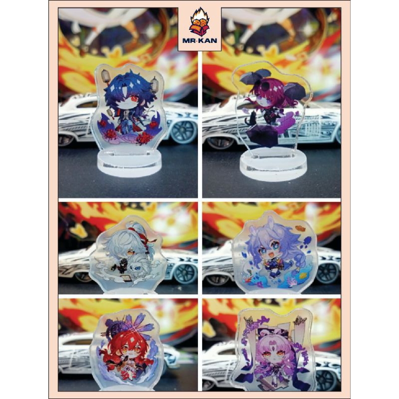 Mô hình đứng Standee nhân vật Honkai Star Rail decor góc học tập ...