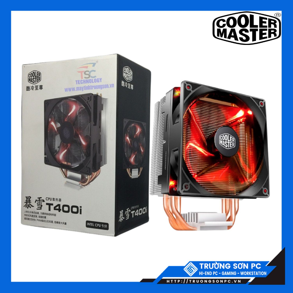 Tản Nhiệt Khí Tản Nhiệt CPU Cooler Master VSP T400i Có Led Shopee
