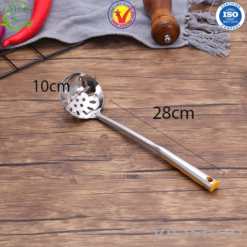 Muôi Inox Bộ Muỗng Cán Vàng Đa Chức Năng Thìa Thủng Canh Xẻng Sào Xẻng ...