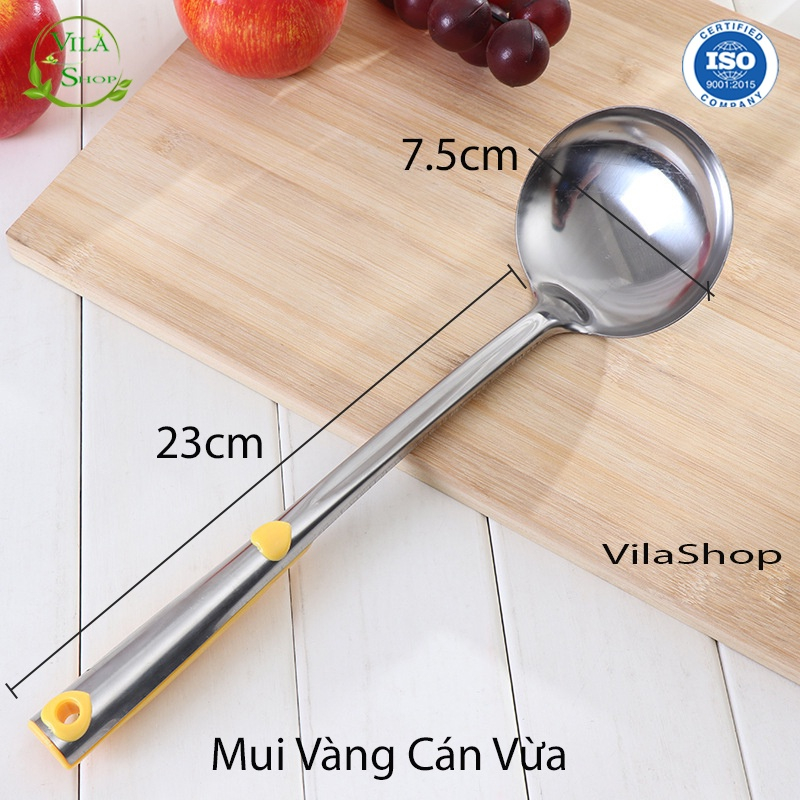 Muôi Inox Bộ Muỗng Cán Vàng Đa Chức Năng Thìa Thủng Canh Xẻng Sào Xẻng ...