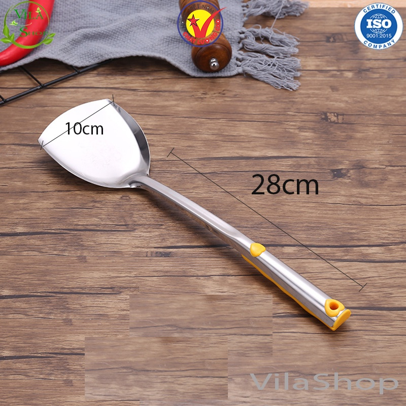Muôi Inox Bộ Muỗng Cán Vàng Đa Chức Năng Thìa Thủng Canh Xẻng Sào Xẻng ...