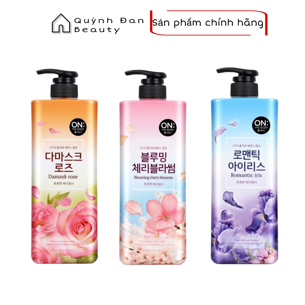 Sữa Tắm Hương Nước Hoa Hàn Quốc On The Body 900ml