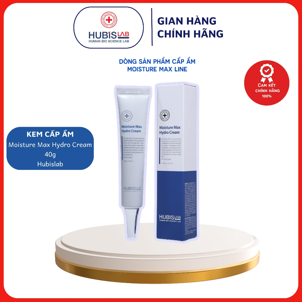 Kem cấp ẩm Hubislab Moisture Max Hydro Cream 40g Hubislab chinh hãng