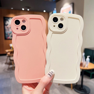 Ốp Điện Thoại iPhone Thời Trang Silicon Dẻo Viền Gợn Sóng Chống Sốc IPhone 13 11 12 Pro Max X XS XR XSMAX 7 8 Plus sm196