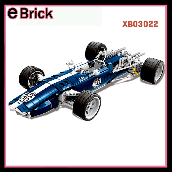 Mô hình Đồ chơi The Blue Sonic Racing Car Lắp ráp Xe Đua XB03022 ...