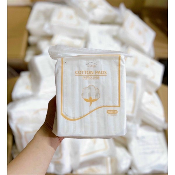 Bông tẩy trang 3 lớp Cotton Pads 222 miếng