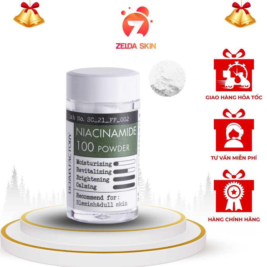 Bột dưỡng da Derma Factory Niacinamide 100 Powder 9g- Zelda skin ...