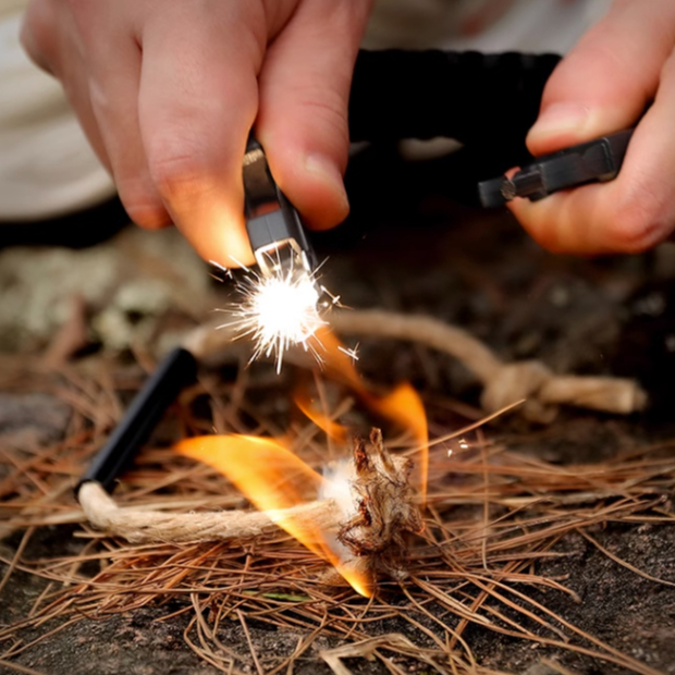 Vòng Tay Sinh Tồn Paracord Đa Chức Năng La Bàn  Lưỡi Cưa Còi Kêu Cứu  Đánh lửa