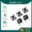 Nút nhấn 4 chân 6x6 đầy đủ kích thước tiếp điểm đồng túi 50 con chất lượng cao.