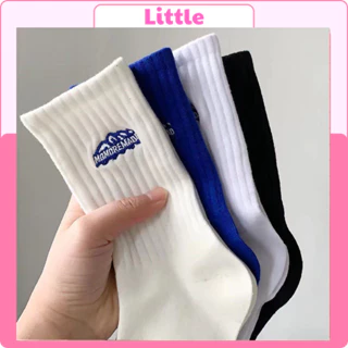 Tất Vớ Cổ Cao Nam Nữ hình chữ Human Made, Vớ Cao cổ nữ chất vải mềm dày thoáng khỉ Cao Cấp