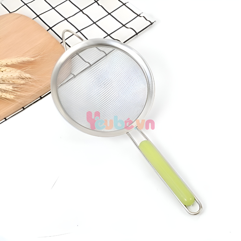Rây Lọc Inox Cao Cấp YEUBEVN Chịu Nhiệt Cao Tay Cầm Chắc Chắn Lọc Rây ...