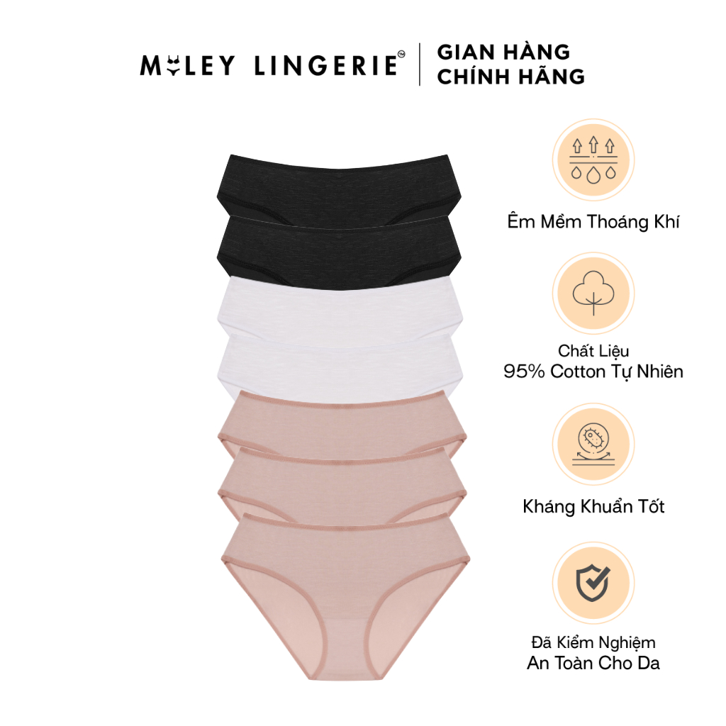 Ảnh "New"Set 7 Quần Lót Nữ Cotton Co Dãn 4 Chiều Flexi Miley Lingerie Màu Ngẫu Nhiên 1