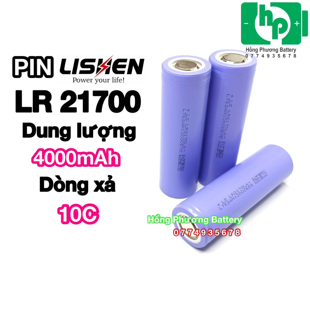 Pin Lishen LR 21700 4000mAh 10C chính hãng new (HongPhuong) | Shopee ...