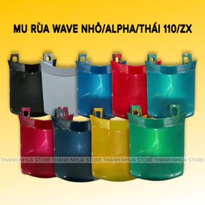Mu rùa ốp đuôi sau Wave nhỏ/Thái 110/Alpha/Zx