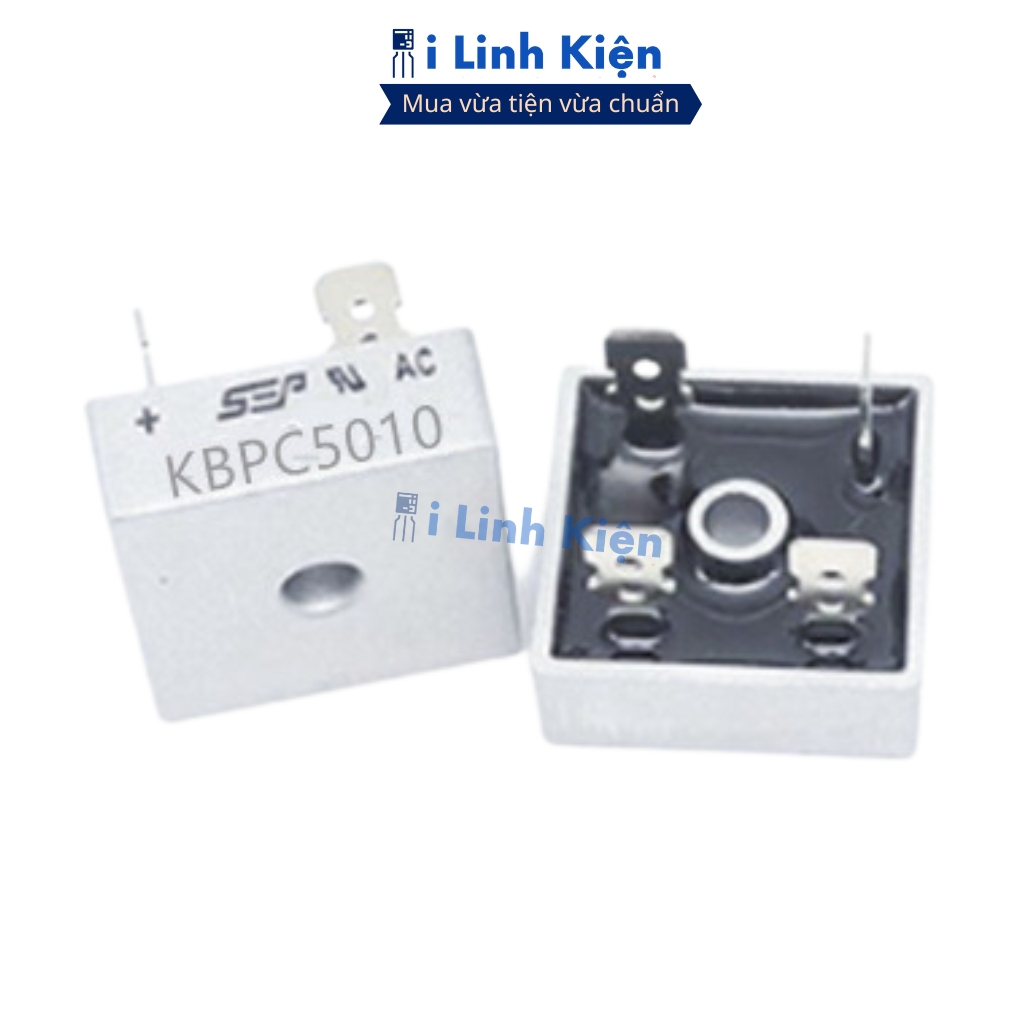 KBPC5010 Diode cầu 1000V 50A DIP-4 chính hãng SEP chân đồng chất lượng cao ilinhkien.