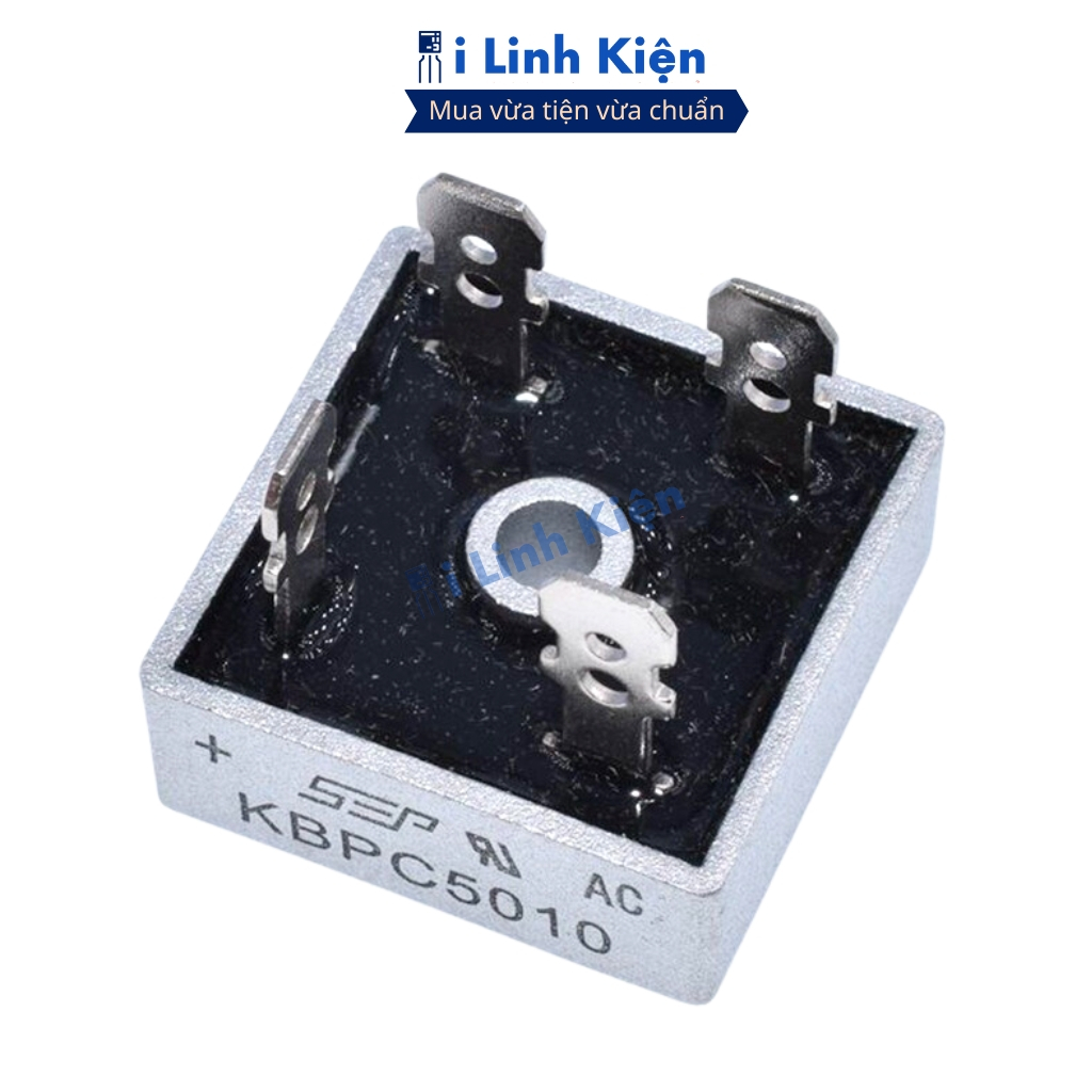 KBPC5010 Diode cầu 1000V 50A DIP-4 chính hãng SEP chân đồng chất lượng cao ilinhkien.
