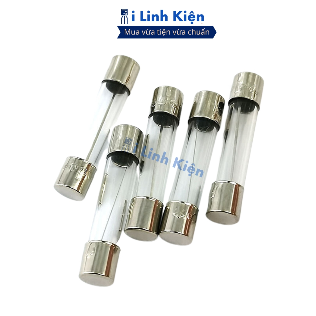 Cầu chì ống thủy tinh 6x30mm chính hãng ilinhkien