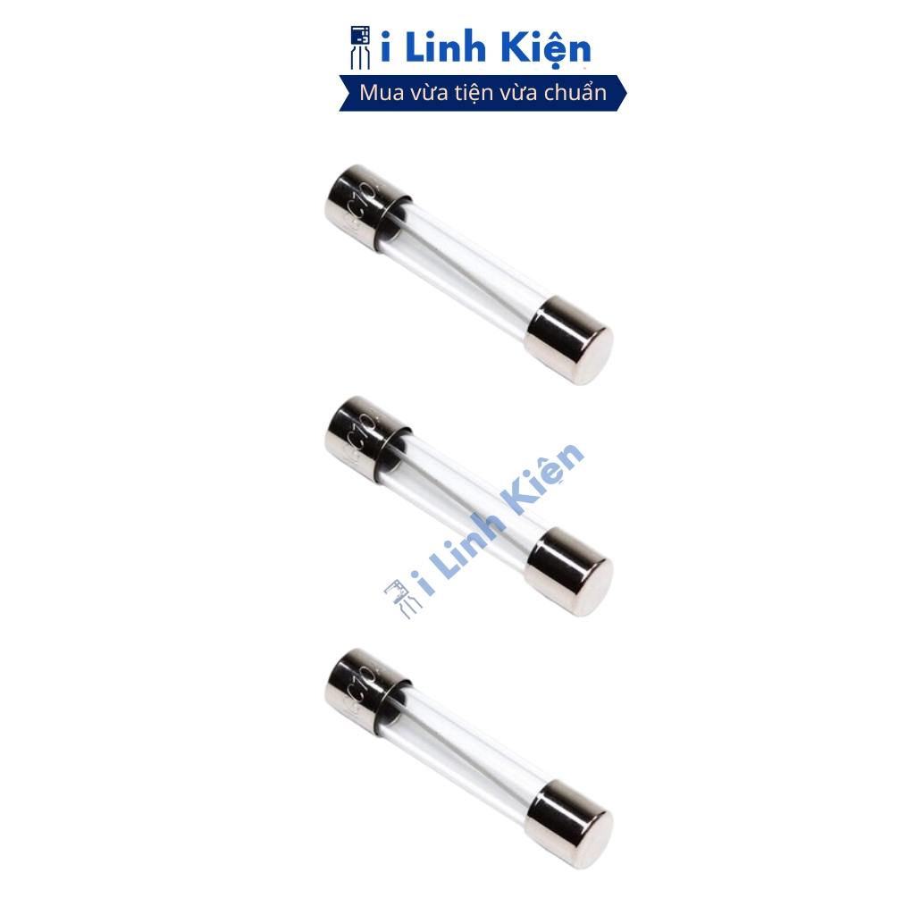 Cầu chì ống thủy tinh 6x30mm chính hãng ilinhkien