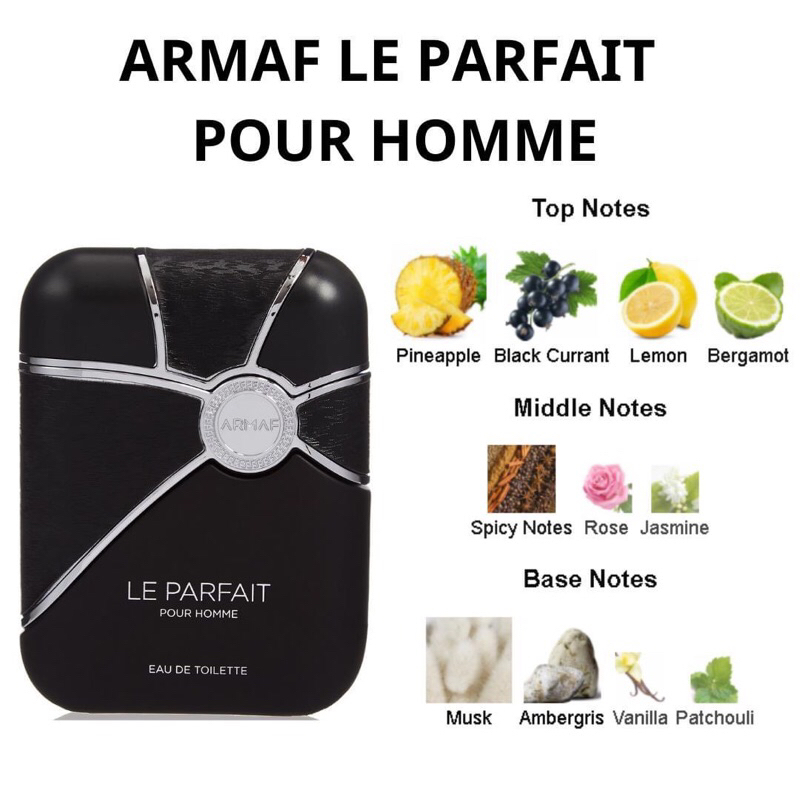 [Mã COSBAUH3 giảm 8% đơn 300K] Nước hoa Armaf Le Parfait pour homme EDP 100ml