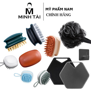 Bông tắm than tre , Lược gội Massage da đầu , Bàn chải tắm body , Dụng cụ phòng tắm chăm sóc cơ thể