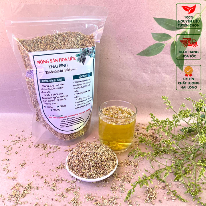 300gr Hoa Hòe Khô Thái Bình Thượng Hạng Giúp Thanh Nhiệt Giảm Mỡ Máu Ổn Định Huyết Áp