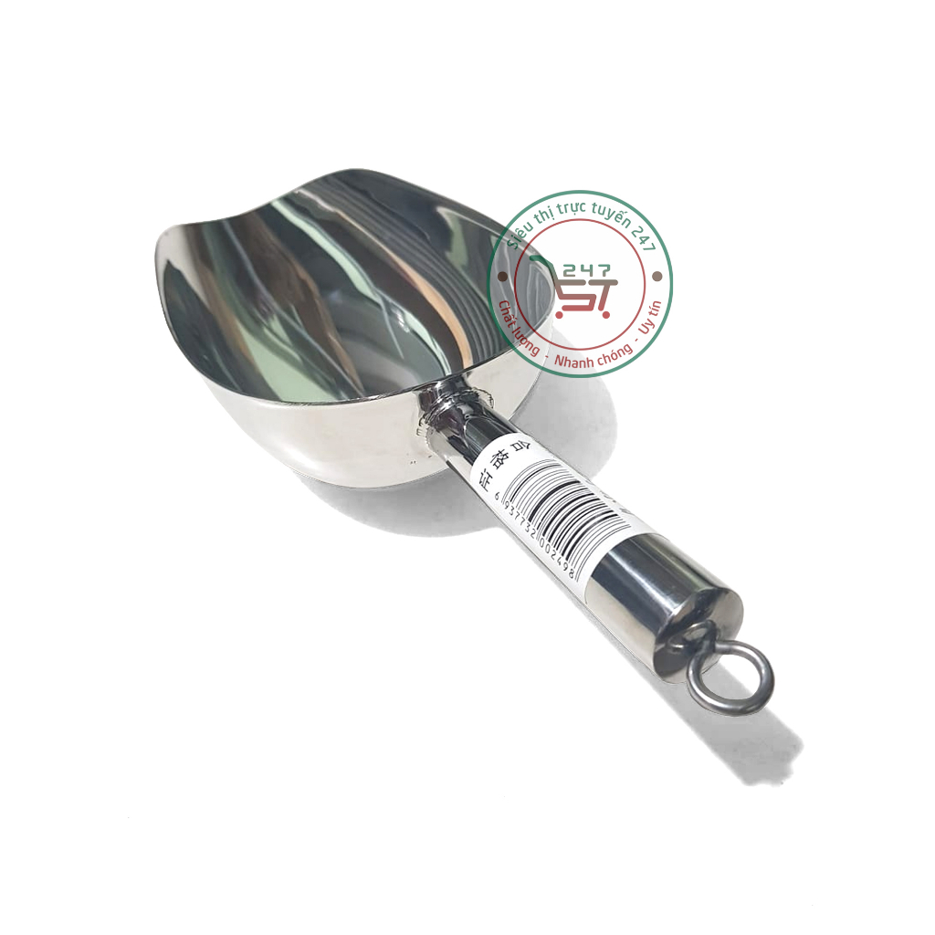 Xúc đá inox xúc hạt inox đa năng nhiều kích thước bền đẹp sáng bóng ...