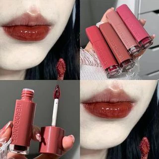 🔥 Son Bóng Hiệu Ứng Gương Kem Nhẹ Màu Sắc Tươi Tắn Son Bóng Dưỡng Ẩm Nuôi Dưỡng Môi Căng Mọng