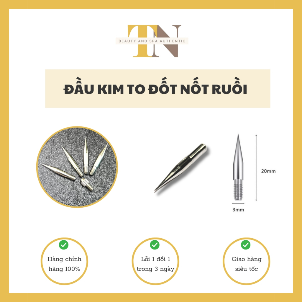 Đầu kim to đốt nốt ruồi, kim thay thế máy đốt, máy 5in1 | Shopee Việt Nam