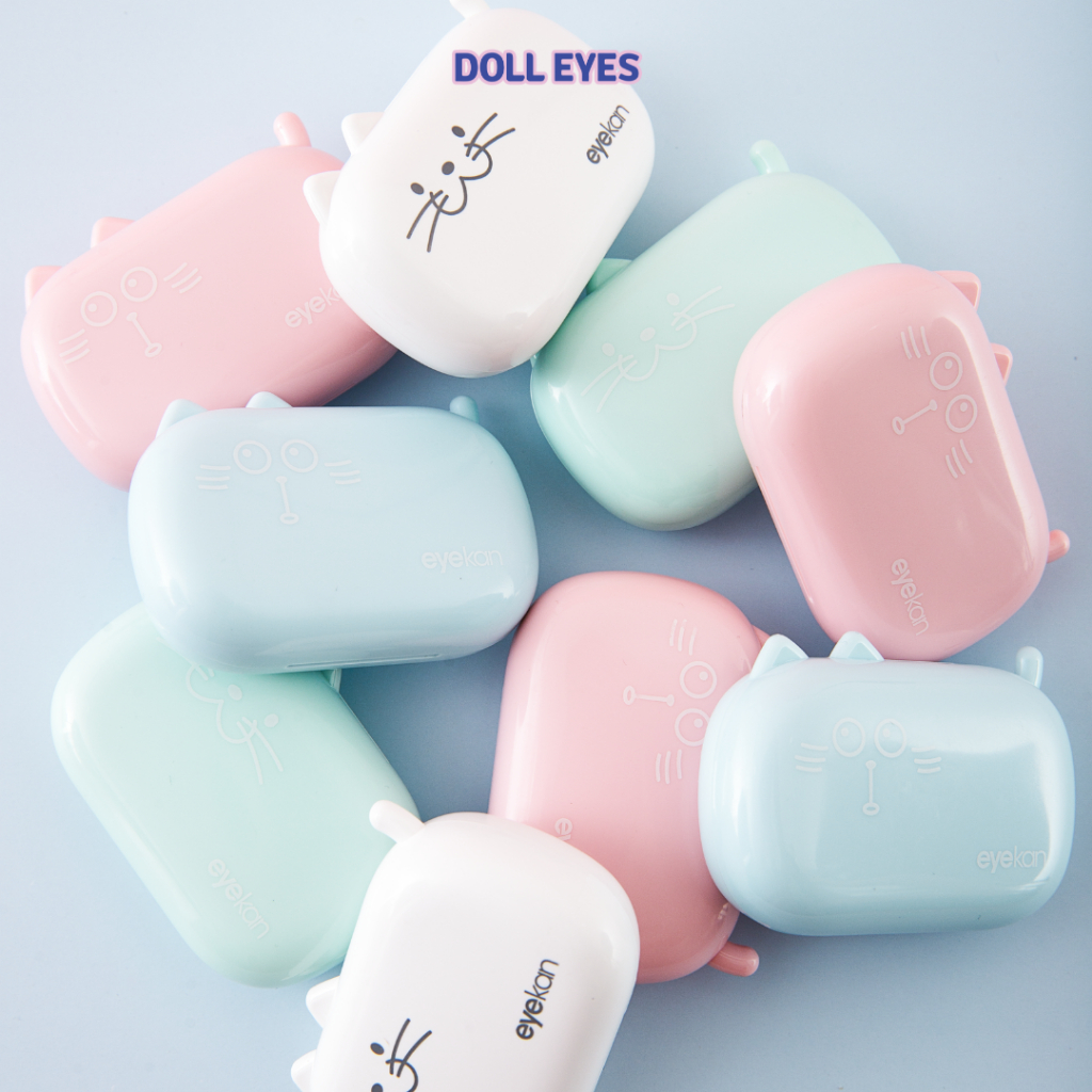 Ảnh Khay Gương Bảo Quản Kính Áp Tròng DOLL EYES - MÀU RANDOM 2