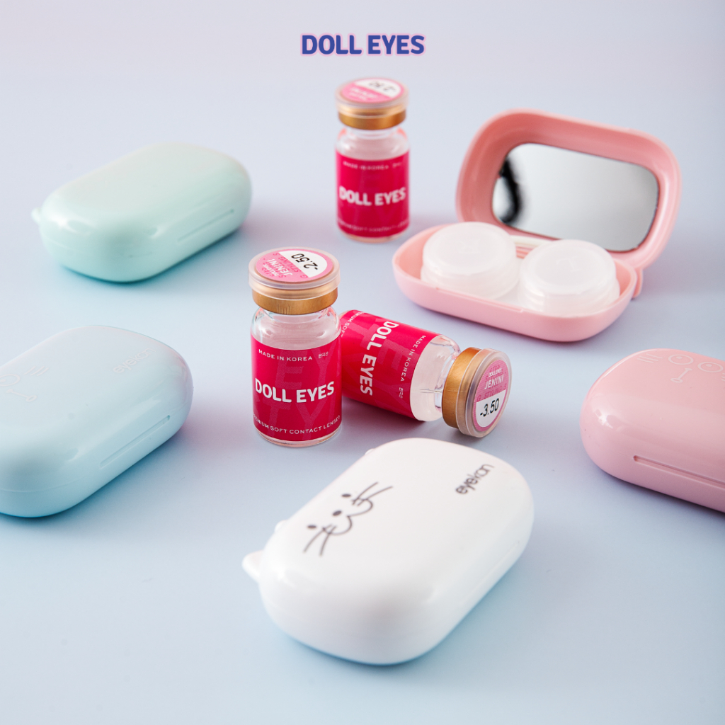 Ảnh Khay Gương Bảo Quản Kính Áp Tròng DOLL EYES - MÀU RANDOM 3