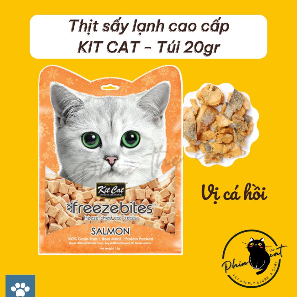 Thịt sấy KitCat cho mèo Kit Cat Freezebites - Snack Kitcat cho mèo ...