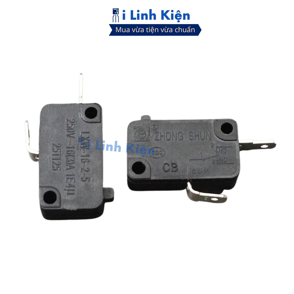 Công tắc cửa lò vi sóng 250V 16A 2 chân thường mở chất lượng cao ilinhkien.