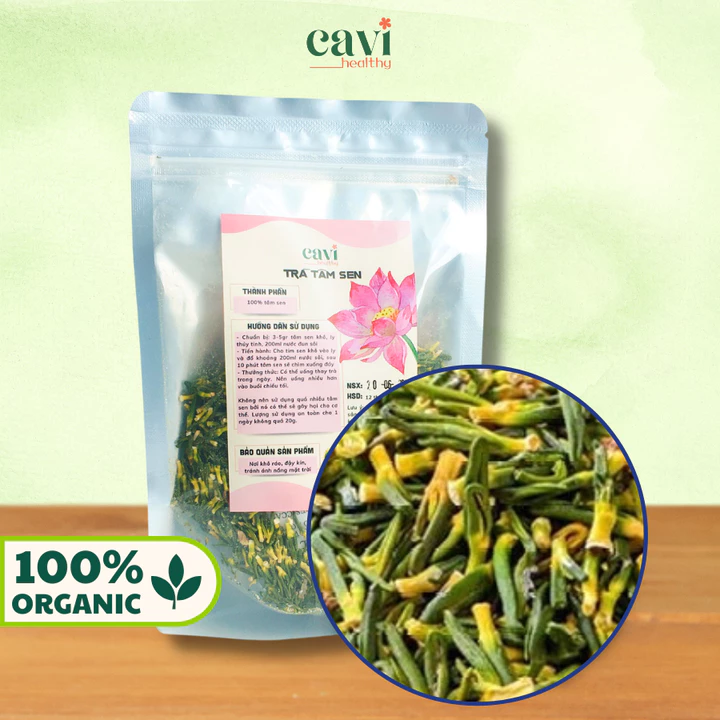 Trà Tâm Sen Sấy Khô 100G – Hỗ Trợ Ngủ Ngon, Thanh Nhiệt Cơ Thể, Dùng Trong Pha Trà