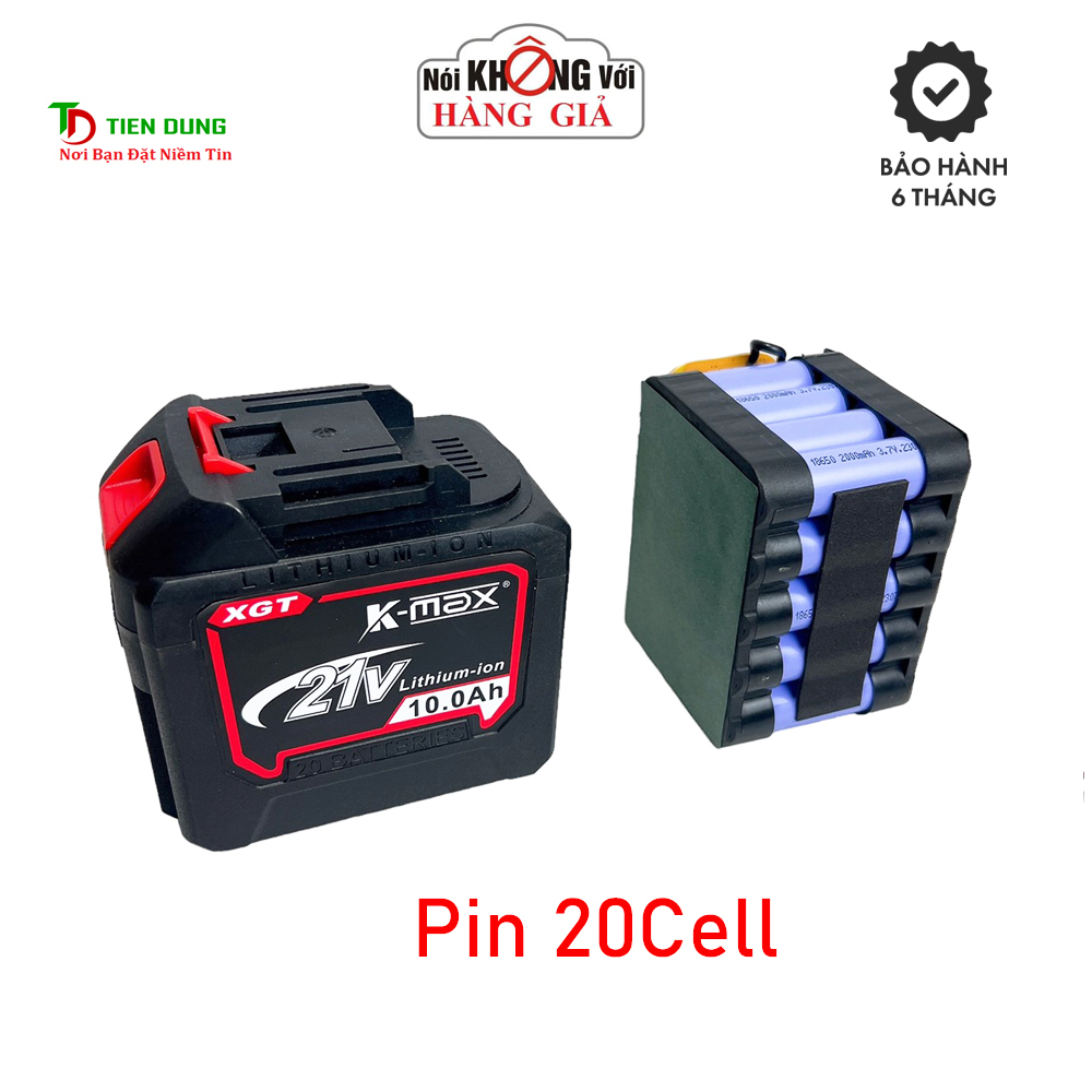 Pin 20Cell K-Max Mạch 5S 18V 21V Dòng Xả 80A Chân Pin Makita Phổ Thông ...