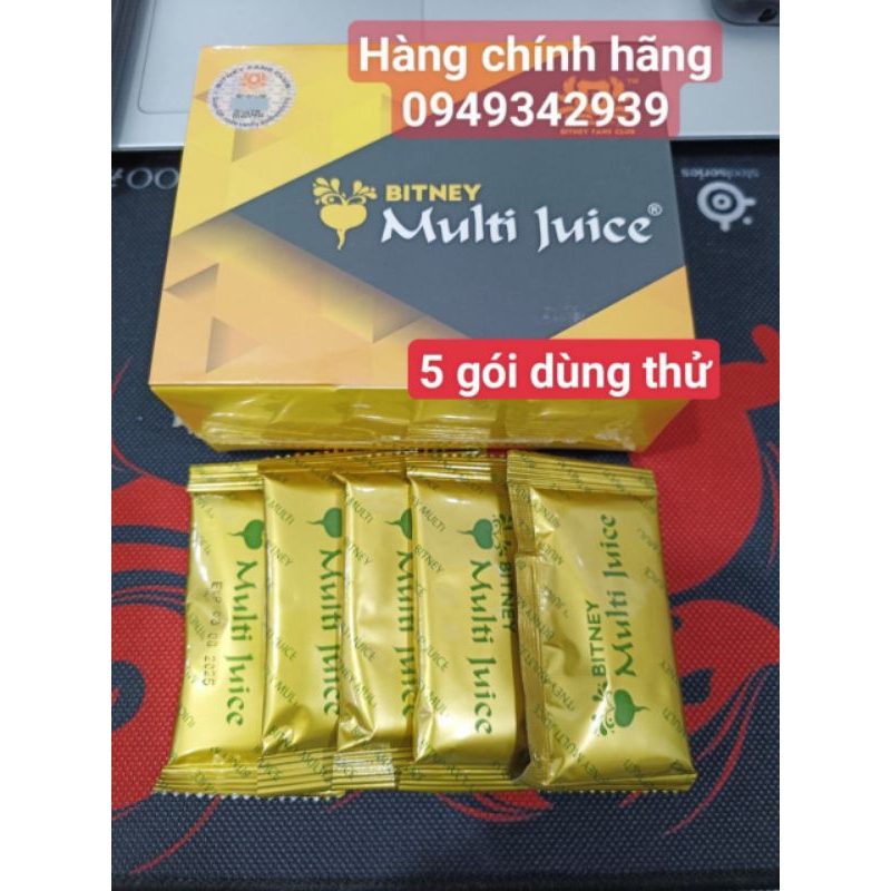 5 gói dùng thử Multi juce Bitney Malaysia. | Shopee Việt Nam