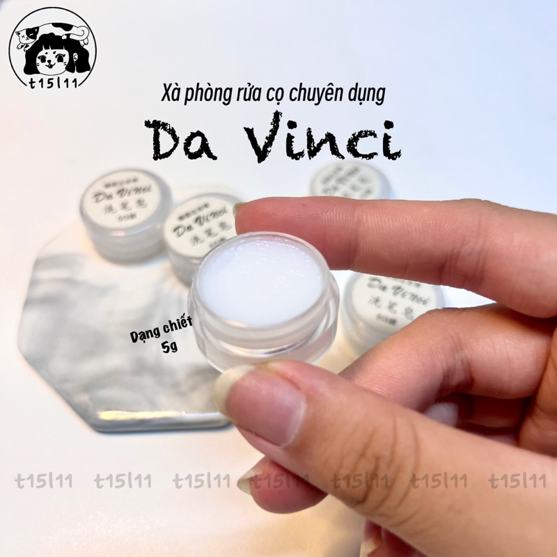 [t15l11] Xà phòng rửa cọ chuyên dụng Da Vinci 5g | Shopee Việt Nam