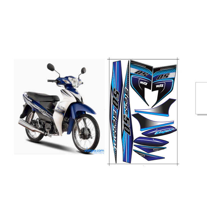 tem rời sym eleganl cao cấp đa dạng màu sắc