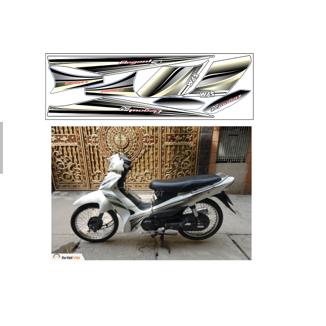 tem rời sym eleganl cao cấp đa dạng màu sắc