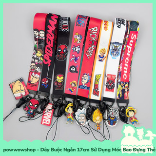 [Sẵn VN - Hỏa Tốc] Dây Buộc Ngắn 17cm Sử Dụng Để Móc Vào Bao Thẻ hoặc Buộc Vào Điện Thoại Phong Cách Anime Manga