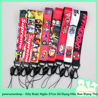 [Sẵn VN - Hỏa Tốc] Dây Buộc Ngắn 17cm Sử Dụng Để Móc Vào Bao Thẻ hoặc Buộc Vào Điện Thoại Phong Cách Anime Manga