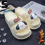 Dép nữ bánh mì 2 quai ngang hình CÚN NICE đế độn 7cm dễ thương D7778