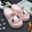 Dép nữ bánh mì 2 quai ngang hình CÚN NICE đế độn 7cm dễ thương D7778
