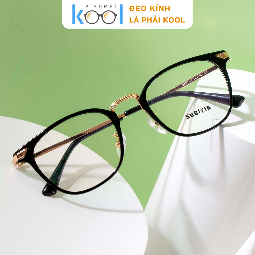 [Kool 3495] Gọng Kính Mắt Nữ Dáng Oval Chính Hãng | Shopee Việt Nam