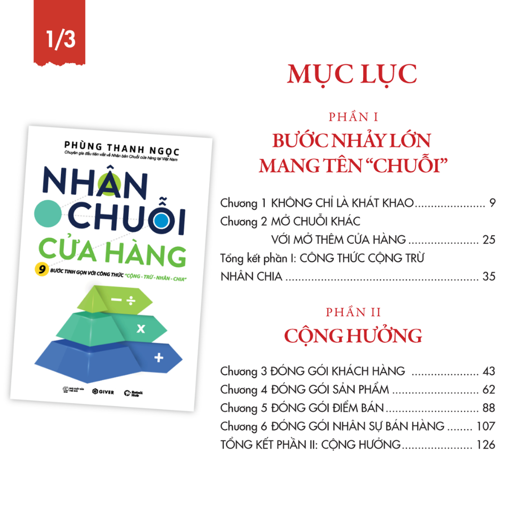 Sách - Nhân Chuỗi Cửa Hàng - 9 Bước Đóng Gói Và Xây Dựng Hệ Thống Chuỗi Tinh Gọn Theo Công Thức Cộng Trừ Nhân Chia