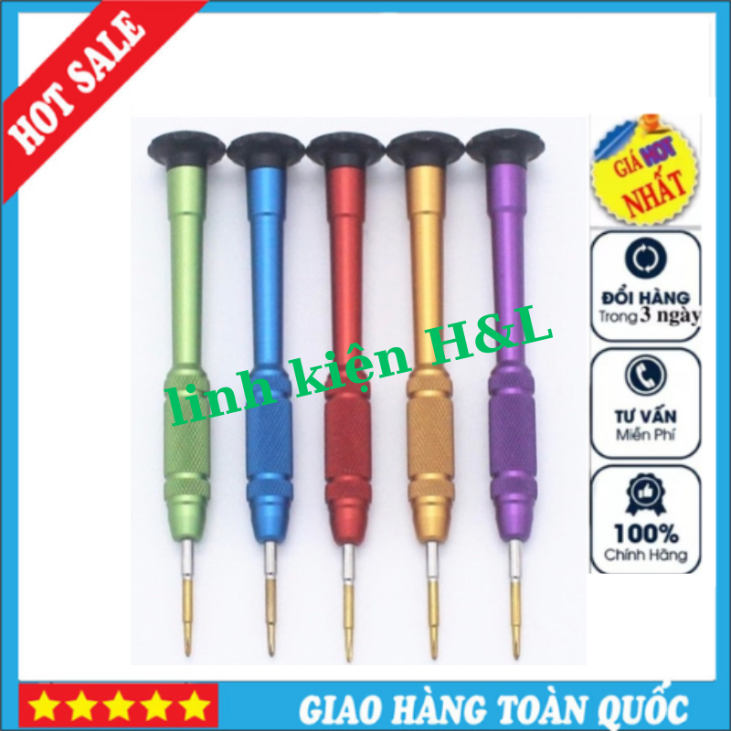 Tô Vít Sửa Chữa Điện Thoại Nhỏ Gọn Dễ Thao Tác, Tô Vít Chuyên Dụng IP 2/3/4 Cạnh, Đầu Vít Chuẩn, Không Trượt Ốc, Bền