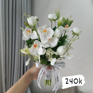 Hoa cầm tay cô dâu mix siêu đẹp(mới)