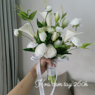 Hoa cầm tay cô dâu mix siêu đẹp(mới)