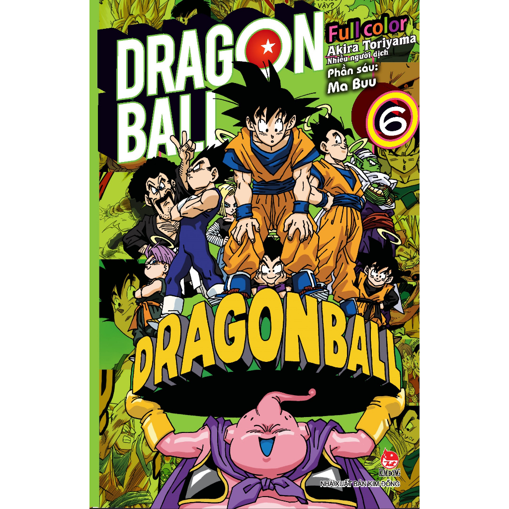 Truyện Tranh - Dragon Ball Full Color: Ma Buu tập 1 2 3 4 5 6 (Phần 6 ...