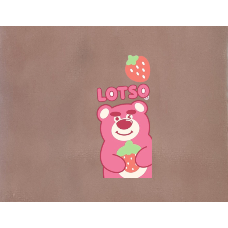 HÌNH ỦI ÉP NHIỆT-HÌNH ỦI ÁO-ICON GẤU LOTSO -IN ÁO ĐẸP.CHẤT LƯỢNG .MẦU SẮC ẤN TƯỢNG-ỦI TRỰC TIẾP TẠI NHÀ BẰNG BÀN ỦI