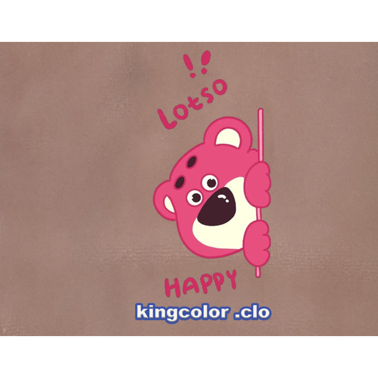 HÌNH ỦI ÉP NHIỆT-HÌNH ỦI ÁO-ICON GẤU LOTSO -IN ÁO ĐẸP.CHẤT LƯỢNG .MẦU SẮC ẤN TƯỢNG-ỦI TRỰC TIẾP TẠI NHÀ BẰNG BÀN ỦI